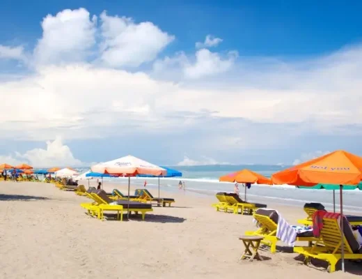 Double Six Beach Bali, Beautiful Beach with Panoramic Sunset